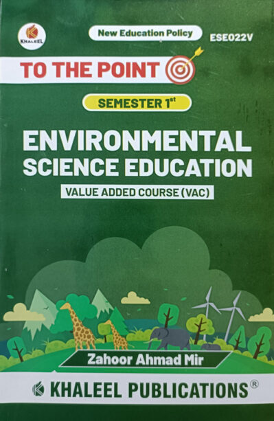 Environmental Science Education - Semester 1st Value Added Course